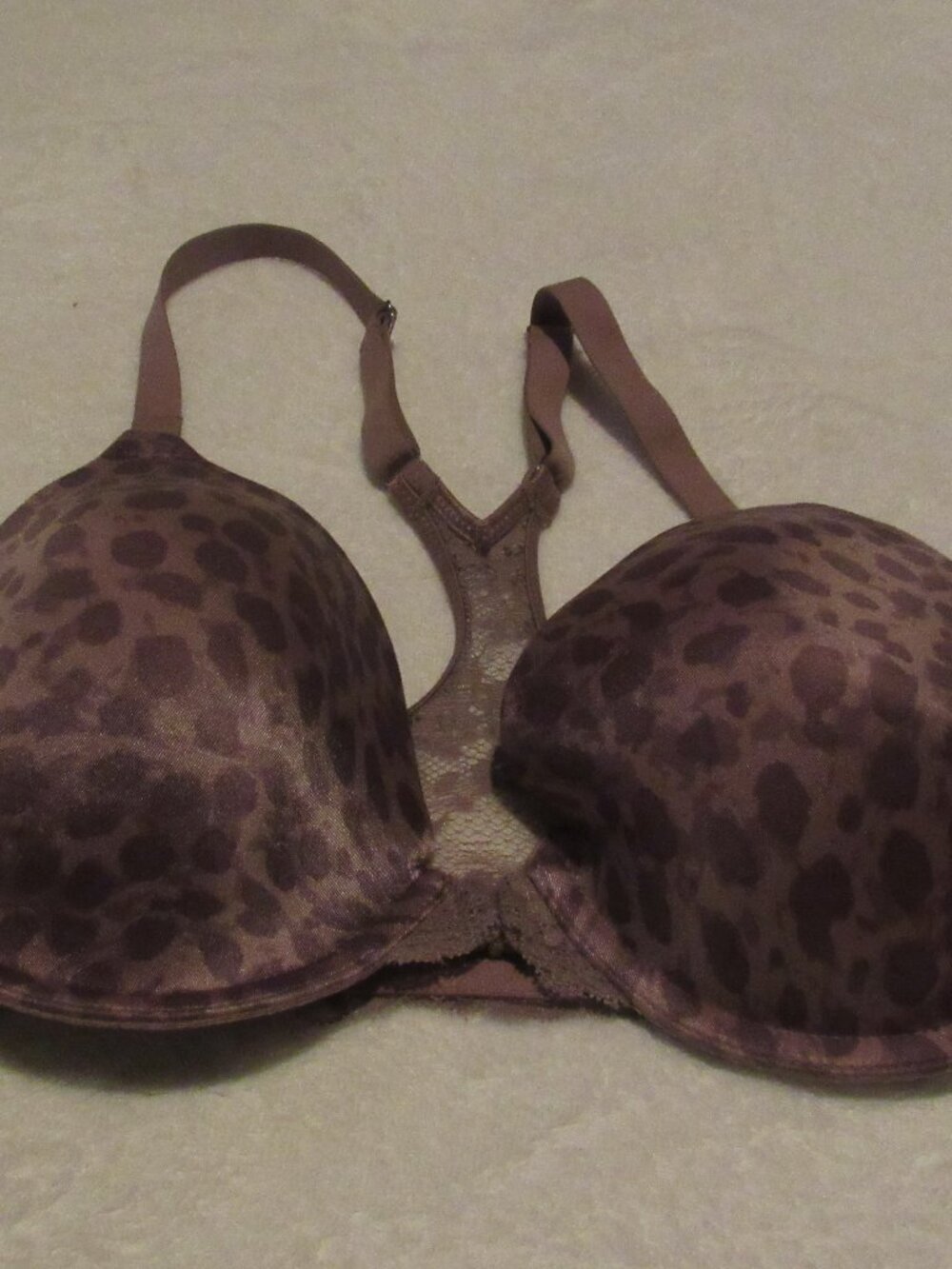 Maidenform Animal Print Underwire Bra 113071 Size 34C USED